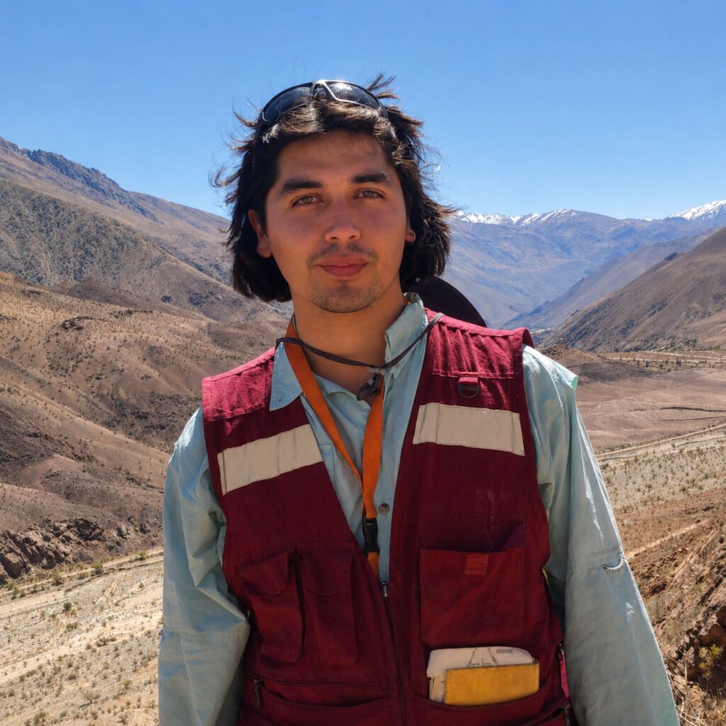 Tomás Oyarzún Hinostroza, Estudiante - Tesista de Geología